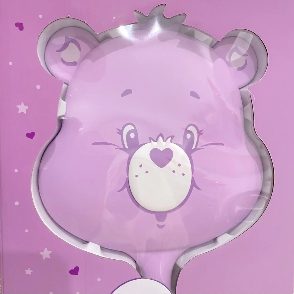 NEW Impressions Vanity Care Bears Share Bear‎ LED Handheld Makeup Mirror Purple